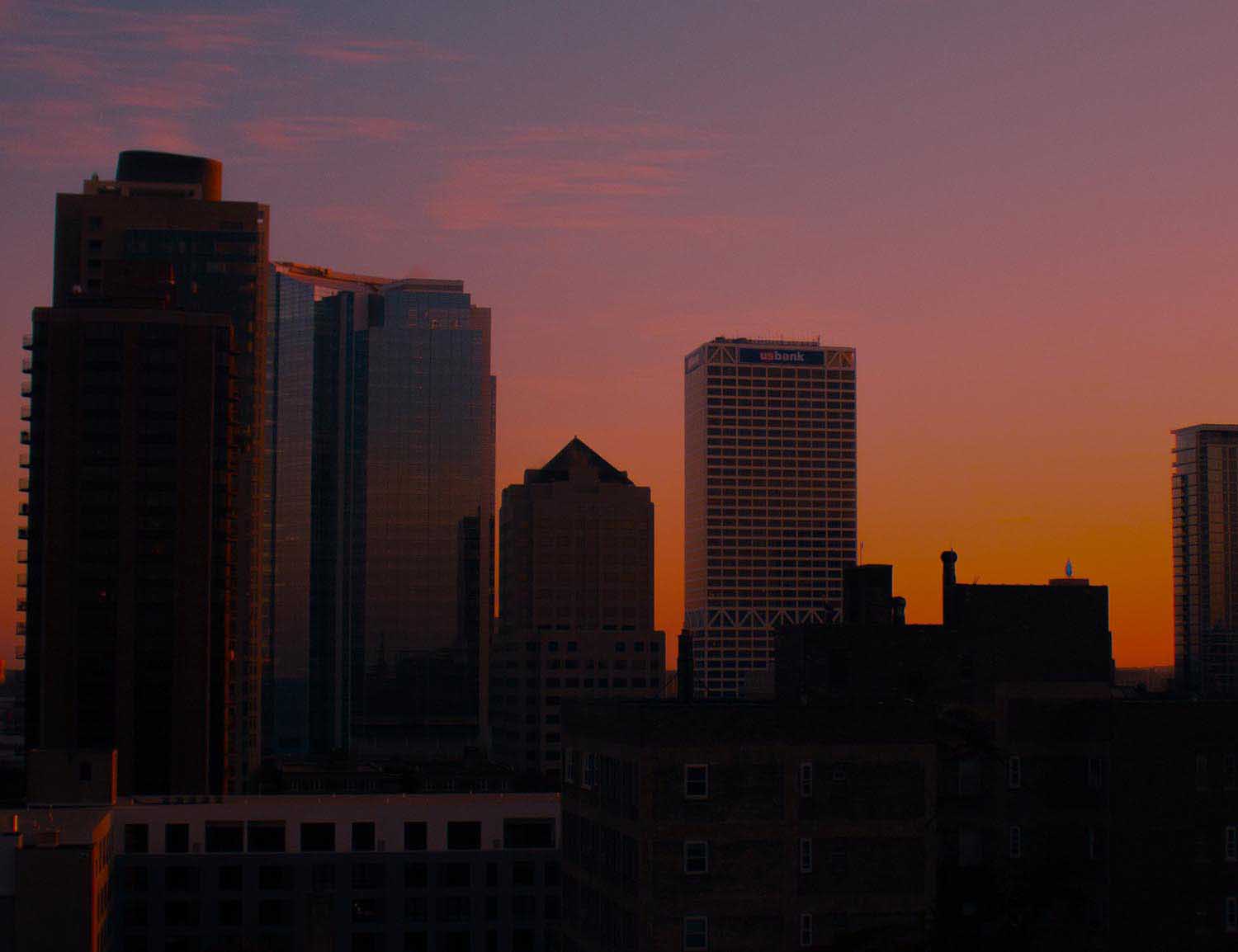 Sunset in Milwaukee