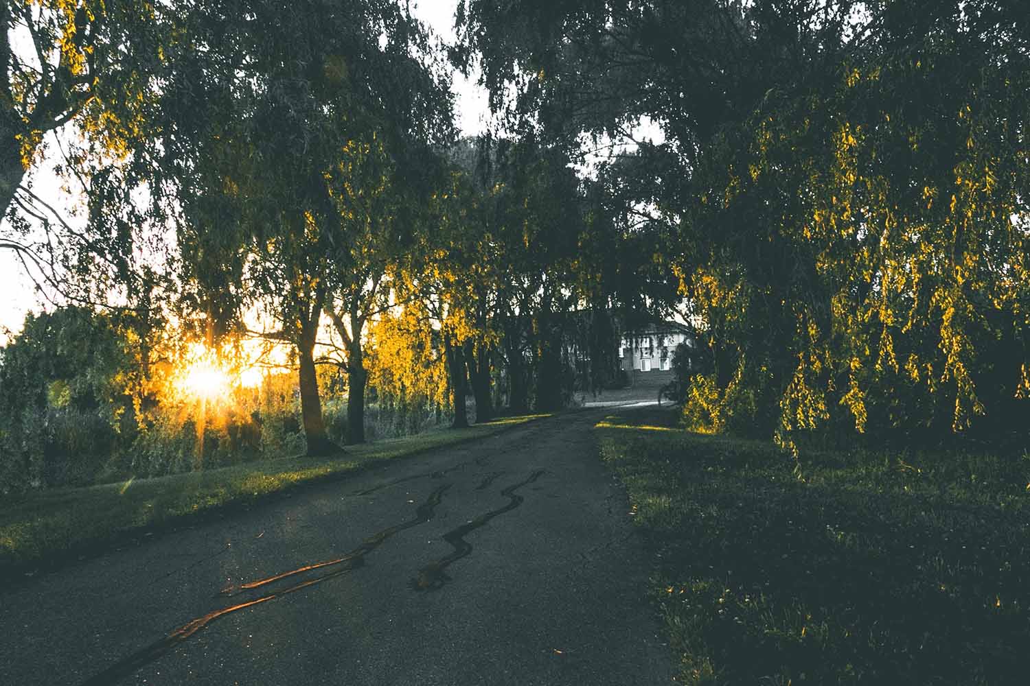 Places to take photos outdoors cozy fall fashion photoshoot