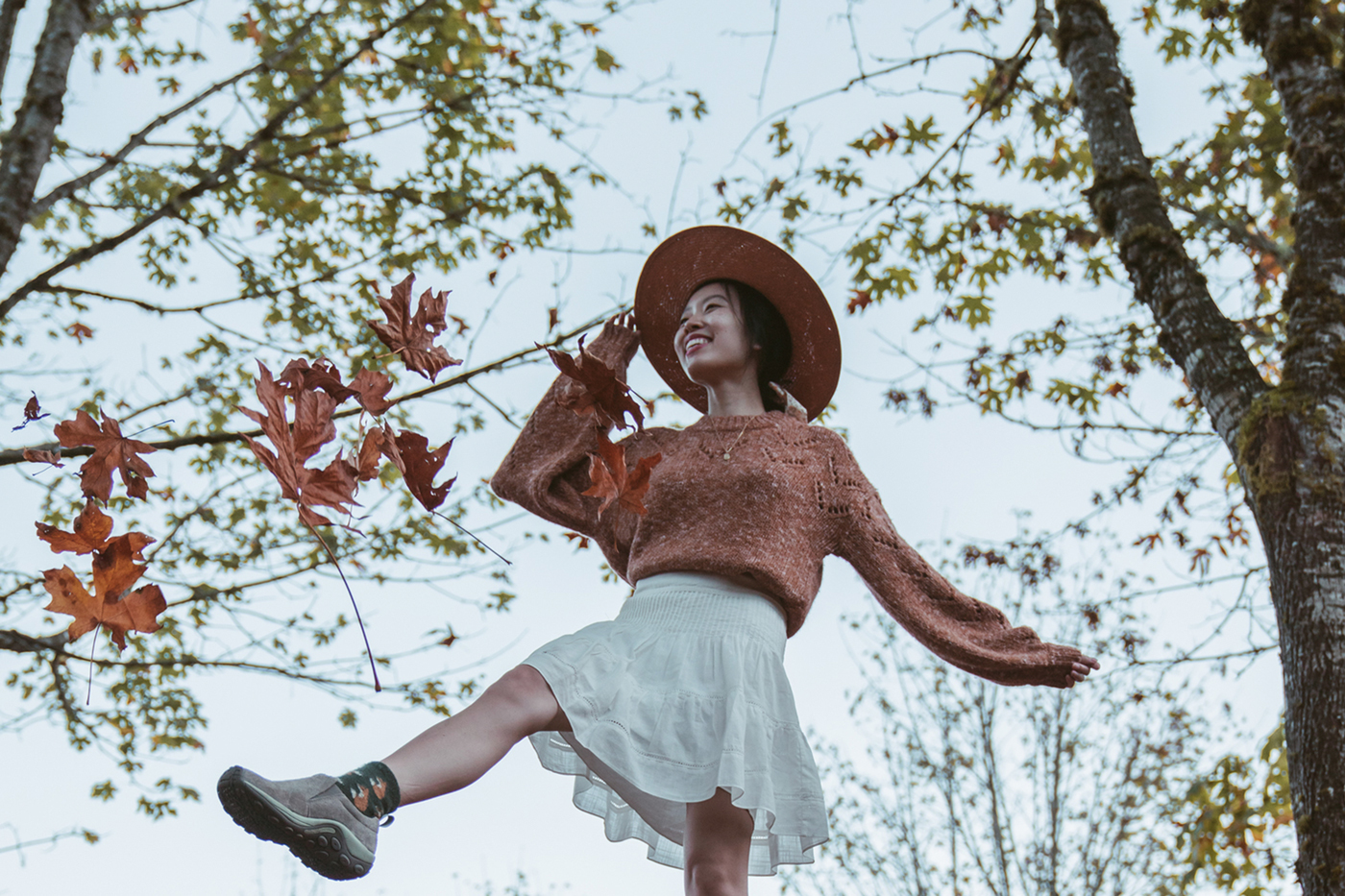 Posing for Fall Photos