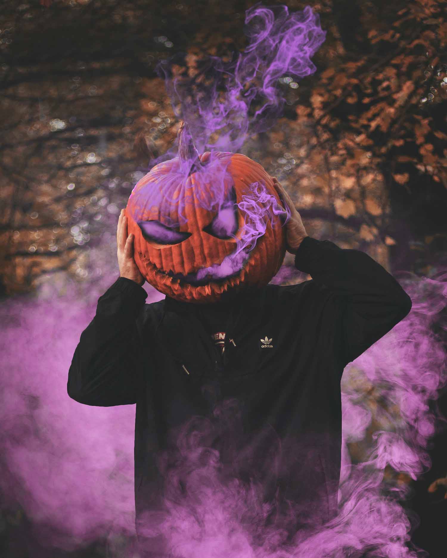 Creative halloween fall photoshoot ideas