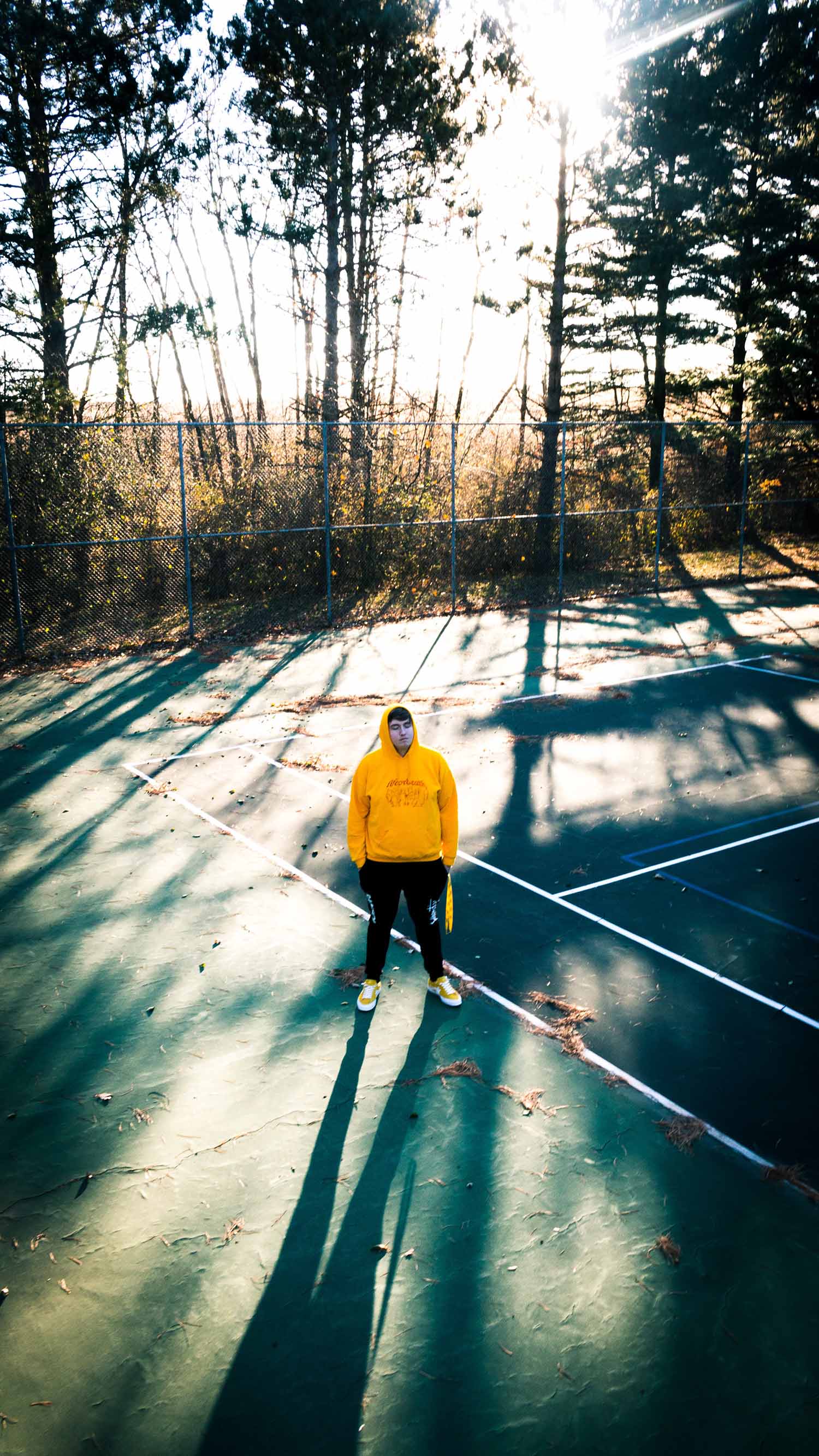 Tennis Courts for Fall Fashion Photoshoots