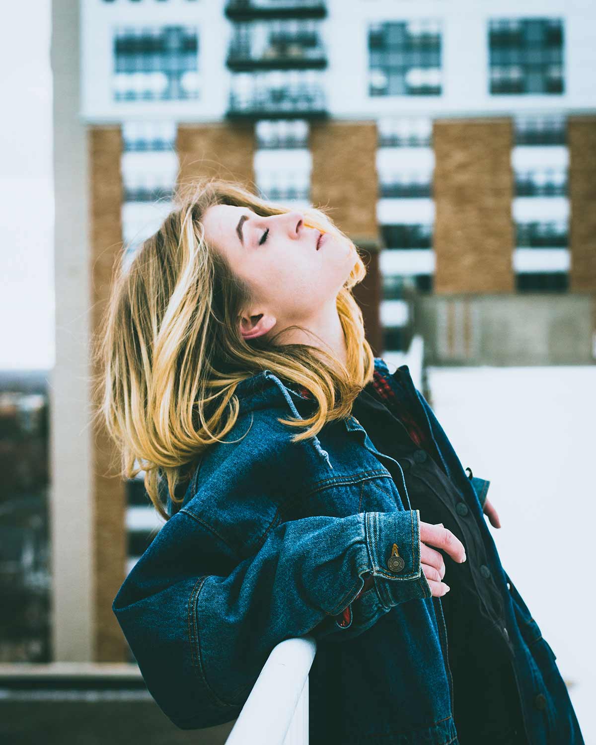 Winter portraits outdoors