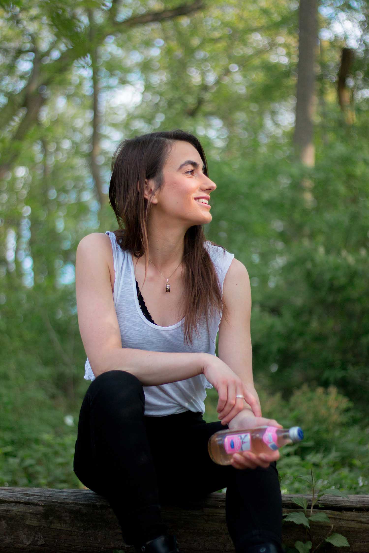 Female Model gazing left