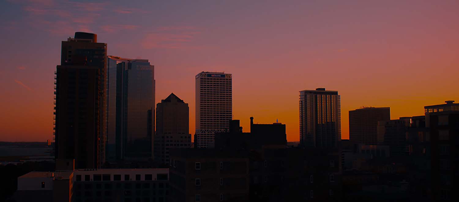 Sunset Vertical in Milwaukee