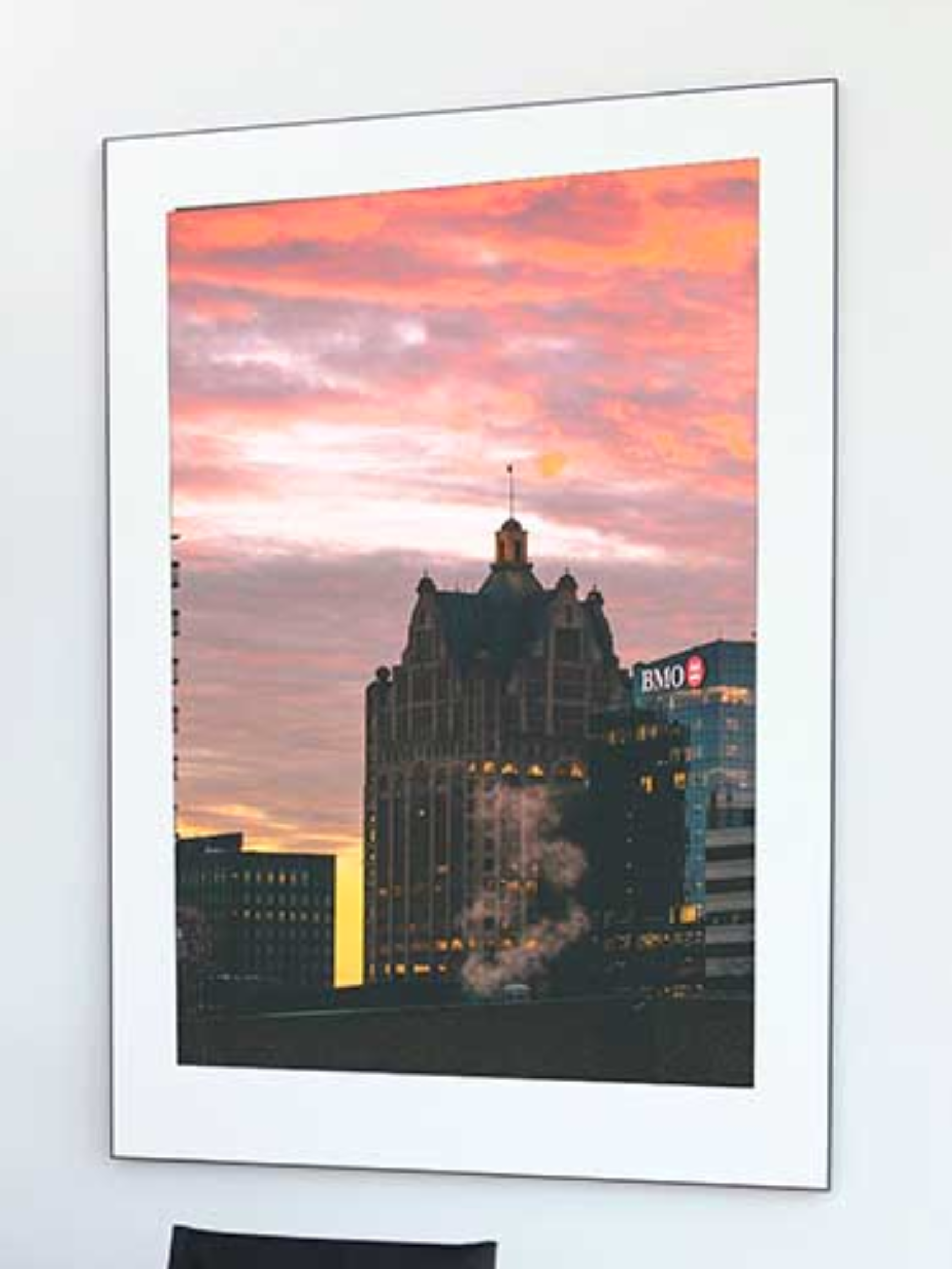 Firey Milwaukee Sunset | Wall Décor | Wall décor 2022 | 24x36 wall art print | Canvas Wall Art