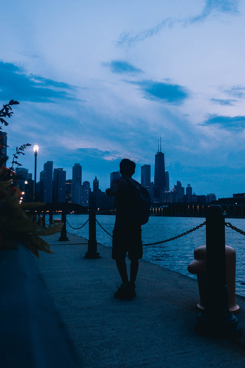 paisaje urbano de noche