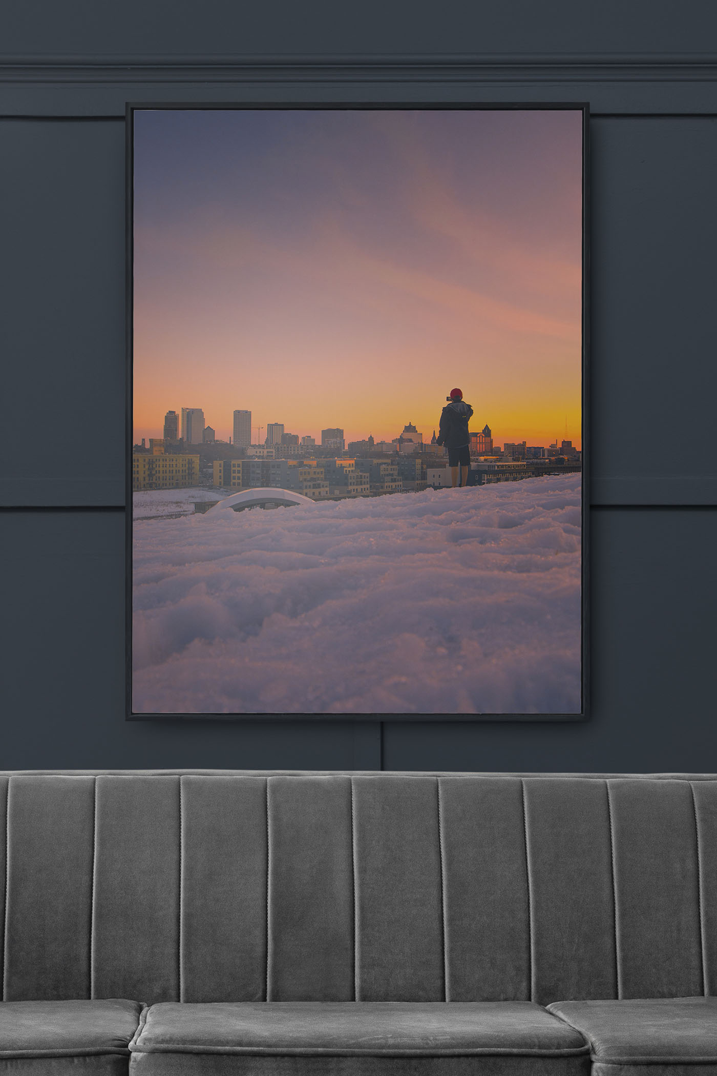 Milwaukee sunset fine art wall decor
