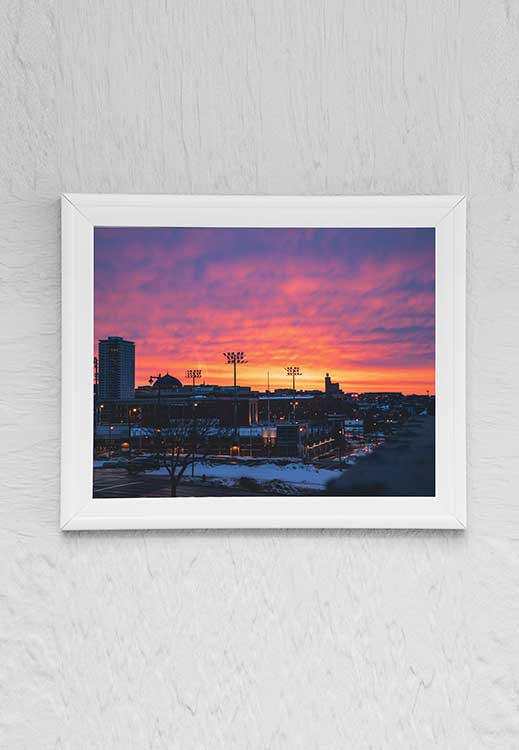 Sky Line Wall Décor | 24x36 wall art print | Canvas Wall Art