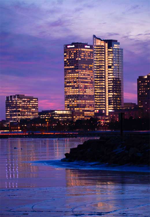 Wall Décor Lake Skyline Art Print